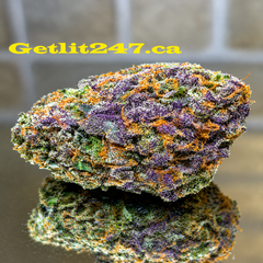 "Premium" Purple Trainwreck - Hybrid 40% Indica / 60% Sativa - THC 30%