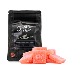 Indica 1000mg Watermelon 10 Pack Shatter Chews