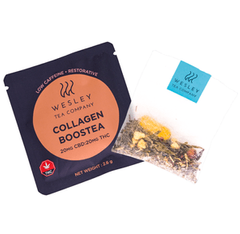 Collagen Boostea 1:1 20mg CBD:20mg THC Single | Wesley Tea