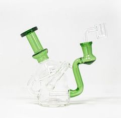 5” Glass Dab Rig, Mini Mushroom