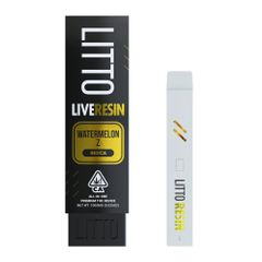 LITTO - Watermelon Z - Live Resin Vape Pen - Indica - 1G