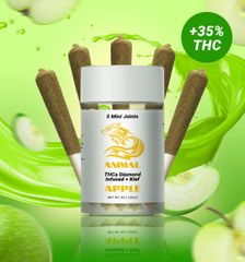 5pk(3G) Apple/ THCa Diamond infused Joint