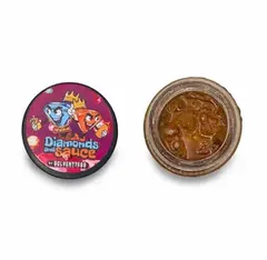 14G Blue Zuchi Baller Jar of Diamonds & Sauce by Solvent7ess / Solventless