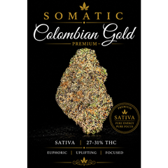 Colombian Gold | SATIVA | 27-31% THC | $90 an oz | $130 for 2 Ozs | 