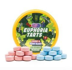 2500mg Sativa Live Resin Cherry & Berry Tarts by Euphoria Extractions (SUGAR FREE, VEGAN FRIENDLY)
