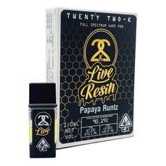 22K - Live Resin - Papaya Runtz 1.0ml POD