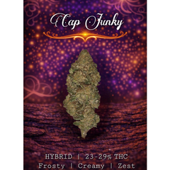 Cap Junky 🧢 | HYBRID | 23-29% THC | $70 an oz | $100 for 2 ozs | WHOLESALE AVAILABLE |