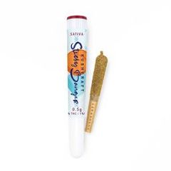 1 x 0.5g Infused Sticky Banger Pre-Roll Indica Peach Ice Milky Way by KushKraft