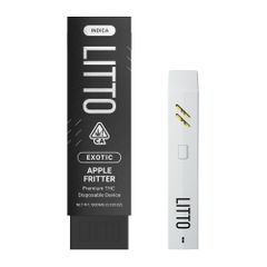 LITTO - Exotic Apple Fritter - Premium All-In-One THC Vape Pen - 1G