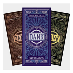DANK CHOCOLATE 1500mg THC SHATTER BARS ( CHECK DESCRIPTION GOR AVAILABLE FLAVOURS) (3 FOR $90)
