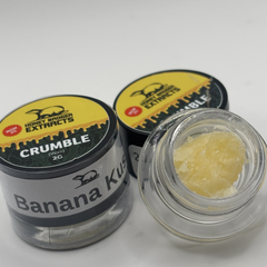 2G Crumble Jars By Honey Badger-Banana Kush
