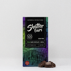 Indica 500mg Dark Chocolate Shatter Bar (Vegan)