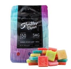 150mg Indica Party Pack Shatter Chews by Euphoria Extractions (5mgx30)