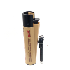 Raw® Refillable Clipper Lighter w. Integrated Poker