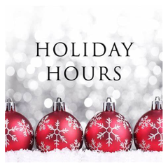 ❄️🎁 (HOLIDAY HOURS)🎁 ❄️ 