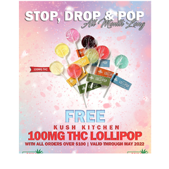 FREE 100mg THC Lollipops All Month Long with This Free Giveaway!