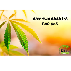 PICK ANY TWO QUAD 1/8TH'S FOR $65