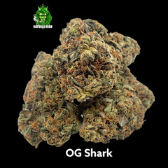 OG Shark (AAA) 28% THC - CLEARANCE $85 oz