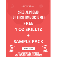 $ 25 FREE SAMPLE PACK + $55 1 OZ FREE FOR NEW CUSTOMERS!