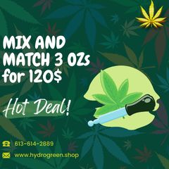 *****MIX AND MATCH 3 OZs and 1 Gummies Pack for 120$/7 OPTIONAL STRAINS****