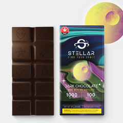 Deep Space Dark Chocolate Bar - 1000mg