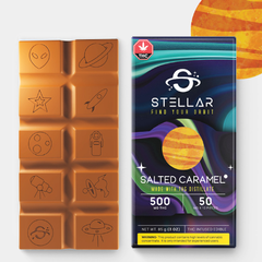 Spaceship Salted Caramel Bar - 500mg