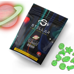 2000mg Strawberry Kiwi – Stellar Gummies