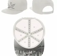 CAFE Era II Snapback Hat - White on White