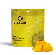 2000mg Banana Blast Gummies by Stellar Treats