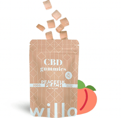 Willo 200mg CBD Gummies: Peaceful Peach