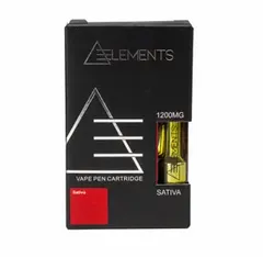 1200mg Vape Cartridge Sativa Jack Herer by Elements
