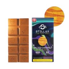 STELLAR 500mg Chocolate Bar Salted Caramel