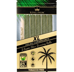 King Palm XL Tobacco Free Palm Blunt Wraps 5 Pack