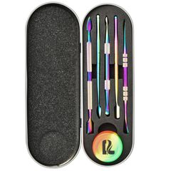 Pulsar 6-Piece Tool Kit and Case - Rainbow
