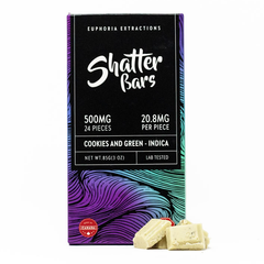 Indica 500mg Cookies & Green ShatterBar