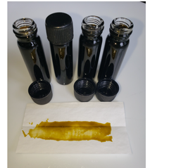 5 gram vials of live resin .  