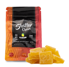 200mg Sativa Lemon Shatter Chews by Euphoria Extractions (20mg x10)