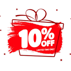 10% OFF DISCOUNT