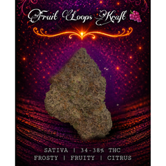 Fruit Loops Kraft Cannabis | SATIVA | 34-38% THC | $150 an oz | $225 for 2 Oz | 