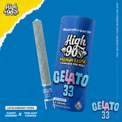 High 90s : Gelato 33 1.5g High Roller Pre-Roll