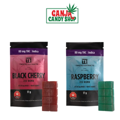  Twisted Extracts Indica THC ZZZ Bombs – 80mg THC (8 doses)