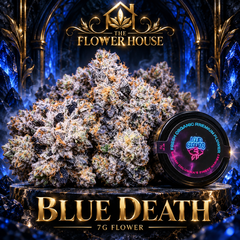 Blue Death | Loud Clouds LSO Tuna Cans | 7G $60 • 14G $120 • OZ $220