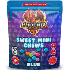 Phoenix Extracts 600MG Sweet Mini Chews Blue