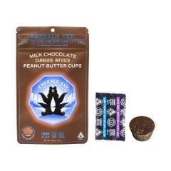 Emerald Sky Milk Chocolate Peanut Butter Cups - SLEEP 100mg 10pk