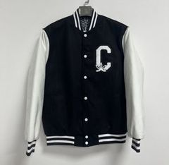 CAFE Black Varsity Jacket - X LARGE