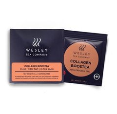 Collagen Boostea 1:1 20mg CBD:20mg THC 10-pack | Wesley Tea