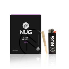 NUG Preroll 5pk w/Lighter - Snow