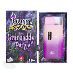 Burn Granddaddy Purple Live Resin Vape (2g)