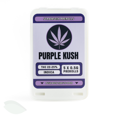 Purple Kush 0.5g Indica Pre-rolls - 5/Pack