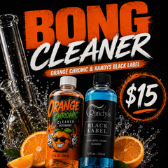 BONG CLEANER - Orange Chronic & Randy's Black Label